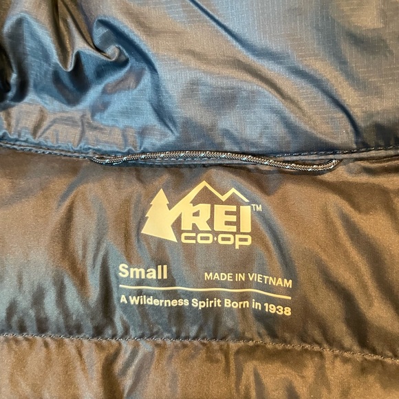 REI Co-Op Women’s Small 650 Down Puffer Jacket Saragasso Sea Navy Blue - Picture 5 of 8